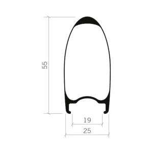 Vision Laufradsatz Metron 55 SL Clincher TLR 9