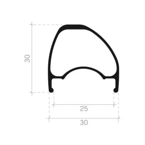 FSA Laufradsatz SL-K I25 WideR 29″ 9