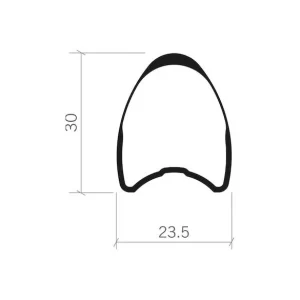 Vision Laufradsatz Metron 30 SL Disc Tubular 6
