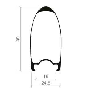 Vision Laufrad VR Metron 3-Spoke Disc Clincher TLR 6