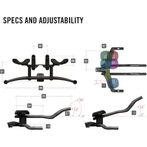 Vision Lenker Metron TFA Aerobar Mit Snakebite Vorbau 15