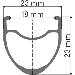 Dt-swiss Laufrad PR 1600 Spline 23 Mm 9